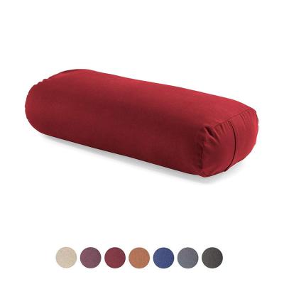 China Yoga Exercises Wholesale Eco Friendly Organic Cotton Cushion Yoga Pillow Bolster for sale