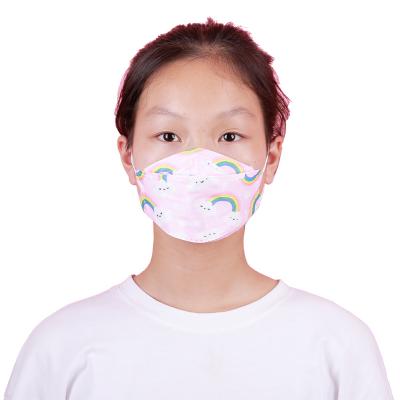 China kf94 Kids Face Mask Comfortable Fit Cartoon Printing Breathable Broadband Kindergarten Babies Girls Students Boys and Girls Face Masks for sale