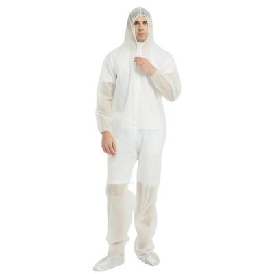 China Breathable Disposable Hooded Protectiveclothing With Full Qualifications And Quality Assurance Nonwoven Coverall for sale