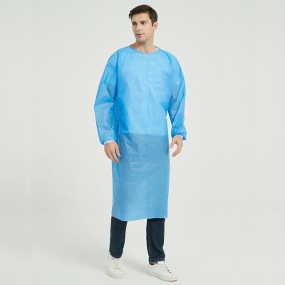 China Breathable Doctors Gown Disposable Surgical Medical Isolation for sale