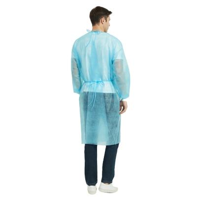 China Breathable Medical Disposable Isolation Gowns 35gsm Economical, Convenient And Affordable for sale