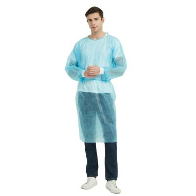 China High Quality Breathable Disposable Insolation Isolation Gown, Safe And Odorless Gown for sale