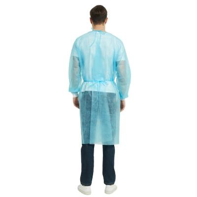 China Manufacturer direct sales cpe isolation gown disposable isolation gown for sale