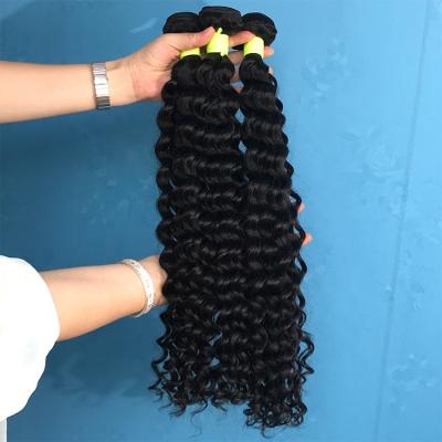 China Deep Wave 10a Grade Unprocessed Virgin Hair Vendors, Wholesale Raw Peruvian Hair Deep Wave, 100 Cuticle Aligned Bundle Deep Curly Hair for sale