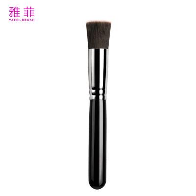 China Single Nylon Hair Wood Handle Foundation Powder Brush Cosmetic Face Brush for sale