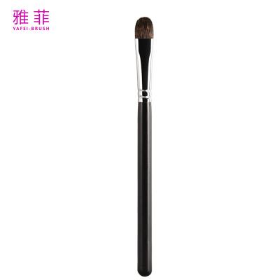 China A41 Customized Black Squirrel Hair Flat Eye Shadow Brush Luxury Elegant for sale