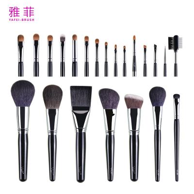 China Copper Tube 22pcs Luxury Makeup Brush Set Face Makeup Brush Set for sale