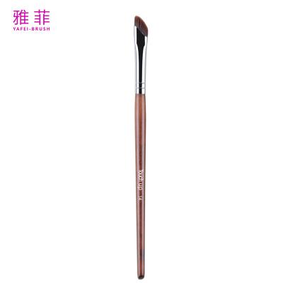 China TOUCH UP 14  Eyeliner Eyebrow Wood Brush Luxury Vegan Design Custom Private Label for sale