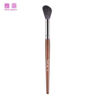 China TOUCH UP 28 Blending blusherNose Shadow Contour Brush Custom Logo Animal Hair Copper Ferrule Wooden Handle Premium Quality OEM ODM Factory for sale