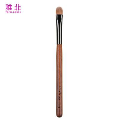 China T13 Customized 100% Kolinsky Sable Pure Eyeshadow Makeup Beauty Tool Wood Handle Natural Hair for sale