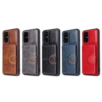 China Card Slot Shockproof Hot Selling Package Soft Leather Cell Phone Cover For Samsung Galaxy Note20 S10 S20 S21 Ultra Plus Cell Phone Filter Frame for sale