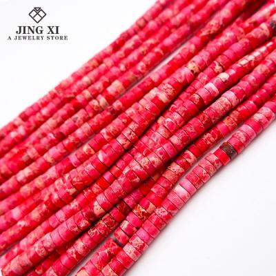 China DIY Jewelry Making Factory Wholesale A Variety Of Natural Ore 2*3mm Cylindrical Beads Can Be Used For DIY Hand String Necklace Multicolor Optional for sale