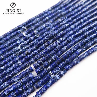 China DIY Jewelry Making Wholesale Natural Stone Beads Round Gemstone Flat Beads Bracelet Necklace Jewelry Making DIY for sale