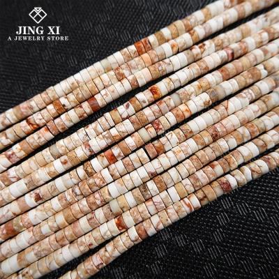 China DIY Jewelry Making Round Flat Beads Gemstone Loose Bead Emperor Turquoise DIY Making Jewelry Bracelets Necklaces for sale