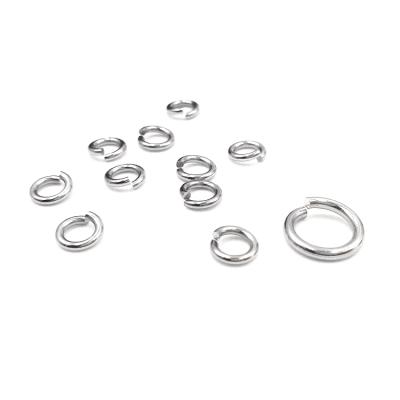 China Stainelss Steel Jewelry Findings Unwelded Stainless Steel Round Shape O Ring For Jewelry Qualities for sale