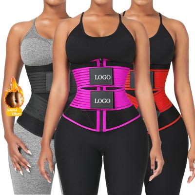 China New Design High Elasticity Sports Compression Waist Trainer Lose Weight Antibacterial Tummy Trimmer Back Support Belt for sale