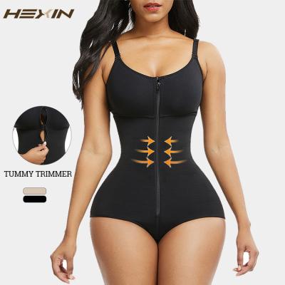 China Antibacterial Women Full Body Shaper Slimming Tummy Trimmer Shapewear Fajas Colombianas Tummy Control Body Shaper Jumpsuit for sale