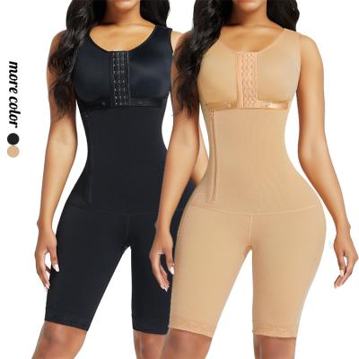 China New Arrivals Antibacterial Side Zipper Tummy Trimmer Control Bodysuit Plus Size Shapewear For Women for sale