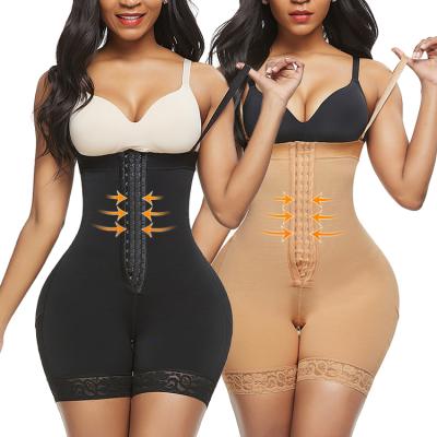 China Front Hook Tummy Control Women Abdomen Trimmer Colombia High Waist Antibacterial High Compression Wholesale for sale