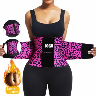 China Custom Logo Women Fat Tummy Trimmer Antibacterial Control Sports Custom Made Wholesale Antibacterial Compression Waist Trainer Belt for sale