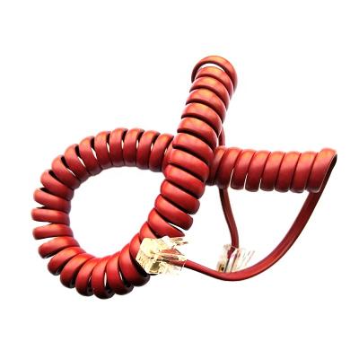 China RJ11 4P4C copper telephone line 2M telephone cords for sale