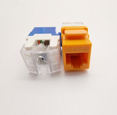 China Customize utp RJ45 8P8C keyston jack cat6 modular jack RJ45 for sale