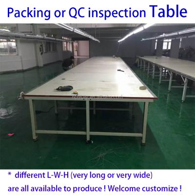 China Large Packing/QC Inspection Woodworking Bench for Inspection and Packing for sale