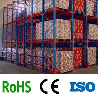 China Can largely imprint warehouse CE utilization rate guarantee adjustable storage drive-in pallet racking / warehouse adjustable racking system for sale