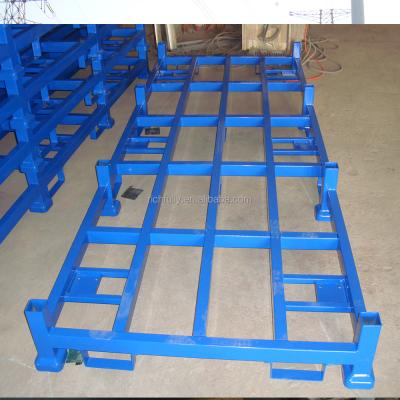 China Suitable for outdoor L3000mm stacking rack with 8upright posts and wheels suitable for long blankets or rolls of fabrics for sale