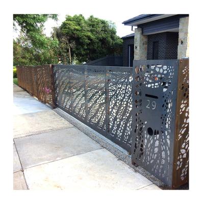 China American Style Laser Cut Outdoor Metal Screen Decorative Metal Privacy Screen for sale