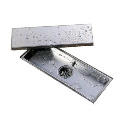 China Modern Popular Design Square Bathroom Channel Drains Linear Wall Channel Drains for sale