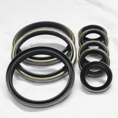 China DKB Rubber Rotary Hydraulic Cylinder Oil Seal Dust Wiper Seal with Metal Case Package for sale