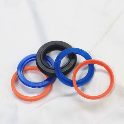 China Colourful Sales PU NBR POM Double Acting Compact Piston Rod DAS KDAS TPM Hydraulic Seal for sale