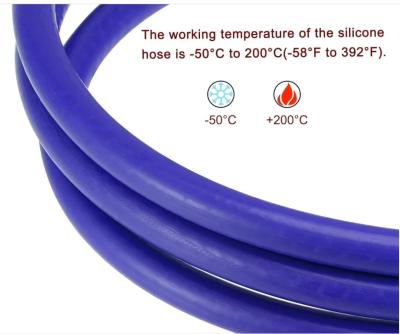 China Ageing Resistance Heat Silicone Rubber Vacuum Pipe Hydraulic Hose 13/32 Inch for sale