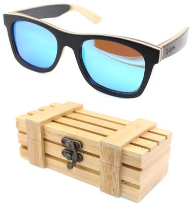 China Fashion Sunglasses Promotion Customized Logo Bamboo Wooden Sunglasses Wood Sport Sunglasses Products Polarized for sale