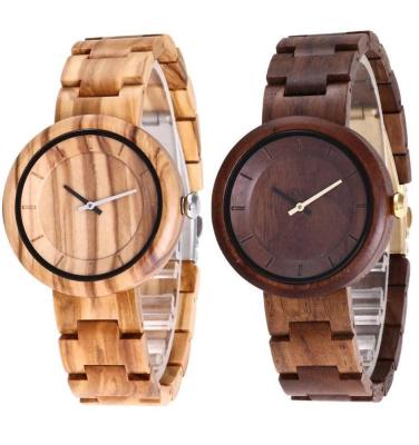 China Fashion Gold Wooden Quartz Watch Waterproof Stainless Steel Watches Wooden Quartz Custom for sale