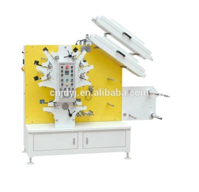 China Label Printing Satin Ribbon Printing Machine / Flexographic Printing Machine For Polyester, Cotton, Nylon Taffeta JR-1262 (6 Colors+2 Colors) for sale