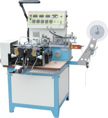 China CETIM fita/hotel JZ-2817 automatic label de etiquetas de dobragem maquina de corte e serrated and fold machine for woven label for sale