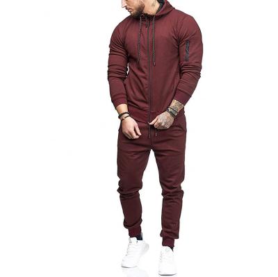 China Wholesale Custom Winter Anti Shrink Muscle Jogging Fitness Suits Long Sleeve Sports Tracksuit For Men Sweatshirt And Sweatpants Set for sale