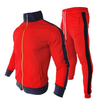 China QUICK DRY Fall 2021 New Winter Casual Solid Sets Stripes Tracksuits Sportswear Sweatshirt Pants Jogging Clothes Sports Suits Tracksuit Men for sale