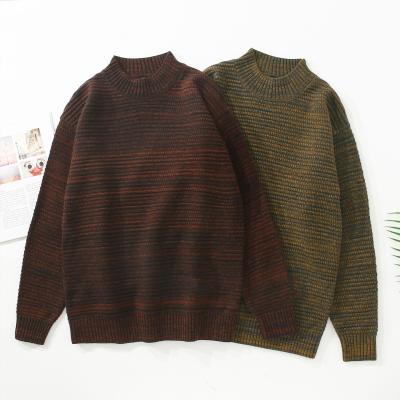 China Custom Made Anti-Wrinkle Mens Knitted Crew Neck Pullover Winter Sweater Man Sweater Neck Men Sweater Top for sale