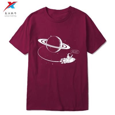 China High Quality 100% Cotton Men's Plain Color Slim Short Sleeve O-Neck T-Shirts Viable for sale