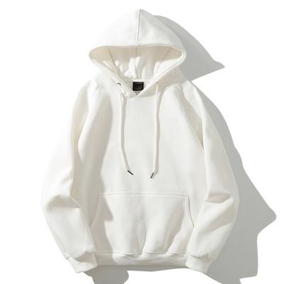 China Custom Made High Quality Plain Sweatshirt Cotton Anti-wrinkle Men's Oversized Blank Hoodies Pullover for sale