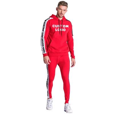 China Latest Design Anti-UV Custom Mens Gym Slim Training Plain Fitted Sports Tracksuit for sale