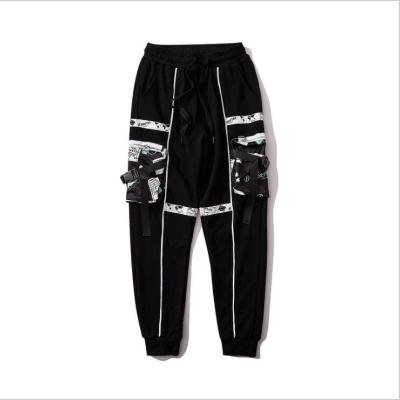 China High Street Hip Hop Breakdancing Anti-Pilling Straight Men's Casual Pants Printed Mens Trousers Pants for sale