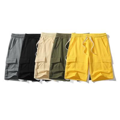 China Sustainable Multi-pocket Sports Shorts Mens Summer Trend Shorts Casual Cotton Oversized Pants for sale