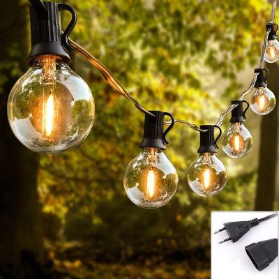 China HOT SALE G40 Globe LED String Lights Warm White G40 LED String Lights for Outdoor Wedding Party Patio Decoration for sale