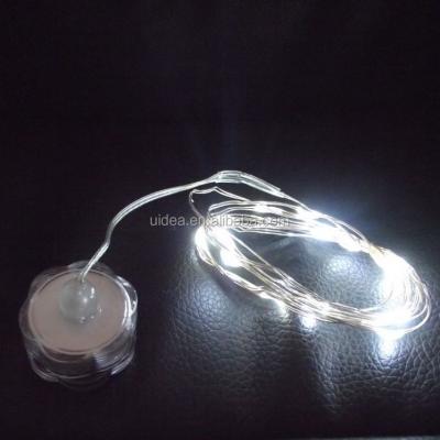 China 2xCR2032 LED Battery Powered Submersible String Fairy Light / Micro Fairy String U-071 for sale