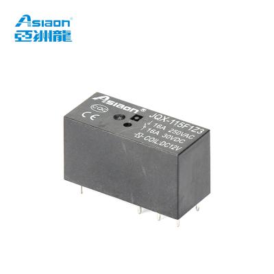 China Asiaon JQX-115F Mini PCB Relay dc12v PCB Miniature Power Relay Mount Sealed Power Relay for sale