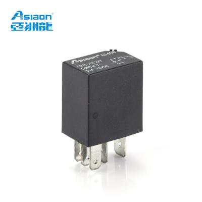 China AgCdO Automotive Relay AS408 5v 6v12v 24v 5pin DC Auto Relay 30a Electric Cars Relays Auto Relay for sale